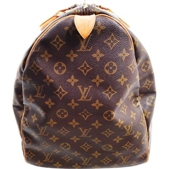 172442BV (X6) Louis Vuitton Travel Bag Keepall 60 Brown Monogram - Picture 2 of 9